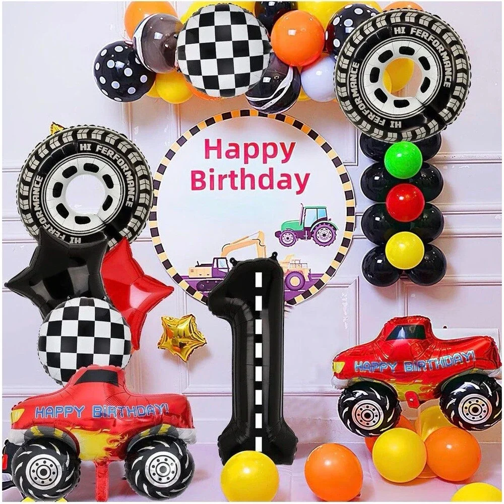 Truck 1st Birthday Balloon Decoration Set – New